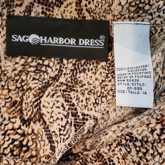 Sag Harbor Animal Print Dress - Picture 4 of 4